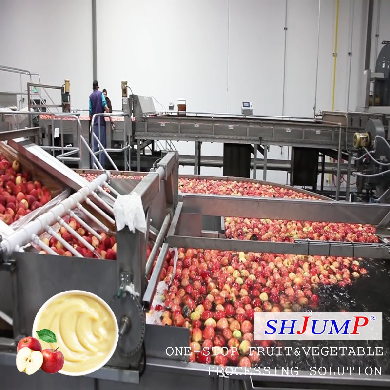 Линия по производству яблочного пюре